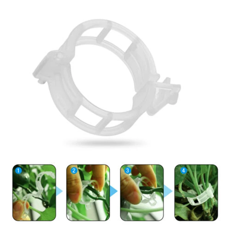 50pcs Vine Clips Fastener Grafting Plastic Support Connect Vegetable Plant Twine Cage Tomato Hanging Agriculture Fix Unit Tool
50pcs Vine Clips Fastener Grafting Plastic Support Connect Vegetable Plant Twine Cage Tomato Hanging Agriculture Fix Unit Tool