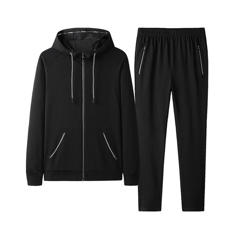 Tracksuit Men Sportswear Sets Male Spring Autumn Clothing Casual Hooded Suit 2 Pieces Sweatshirt + Sweatpants Big Size 7XL 8XL 
Tracksuit Men Sportswear Sets Male Spring Autumn Clothing Casual Hooded Suit 2 Pieces Sweatshirt + Sweatpants Big Size 7XL 8XL