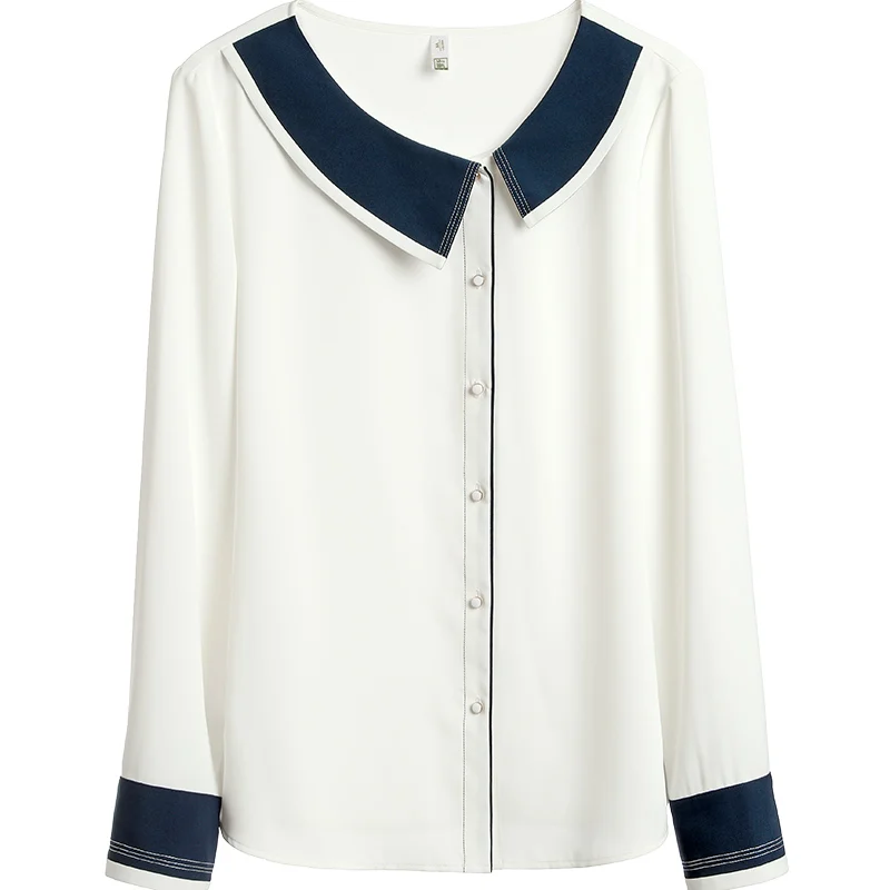 Top Women's Design Sense Niche 2021 Spring and Autumn New French Sweet Amazing Loose Long Sleeve Shirt Chiffon Shirt
Top Women's Design Sense Niche 2021 Spring and Autumn New French Sweet Amazing Loose Long Sleeve Shirt Chiffon Shirt