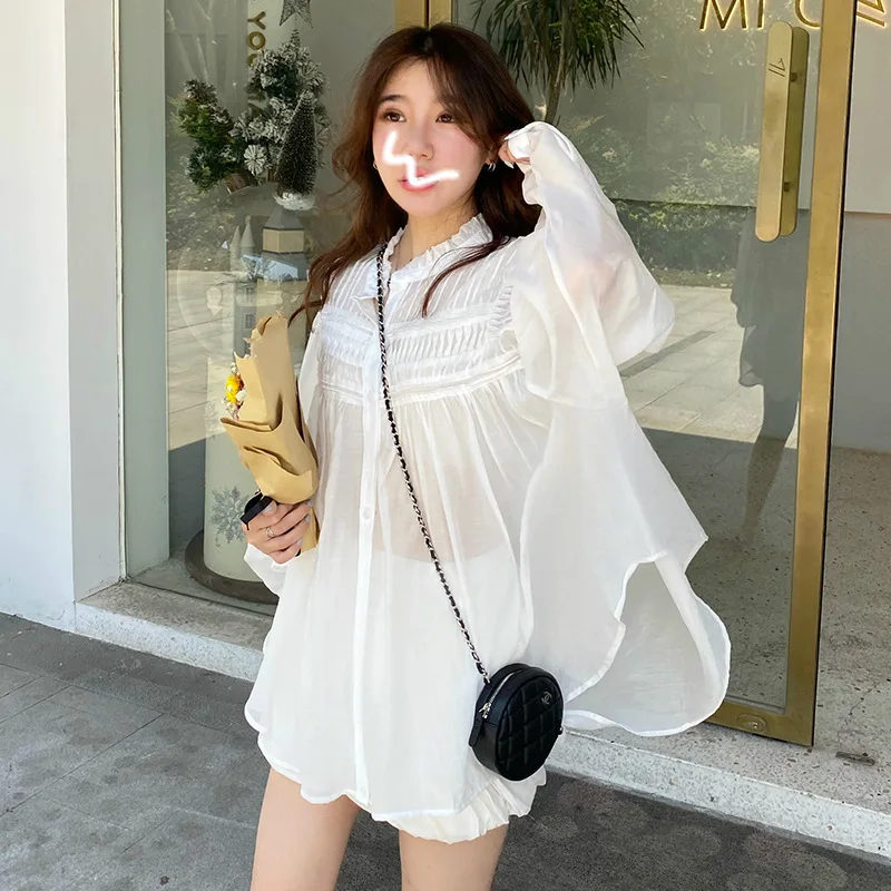 You / Xian Isabel baby shirt special machine pleated women's round neck design short top
You / Xian Isabel baby shirt special machine pleated women's round neck design short top