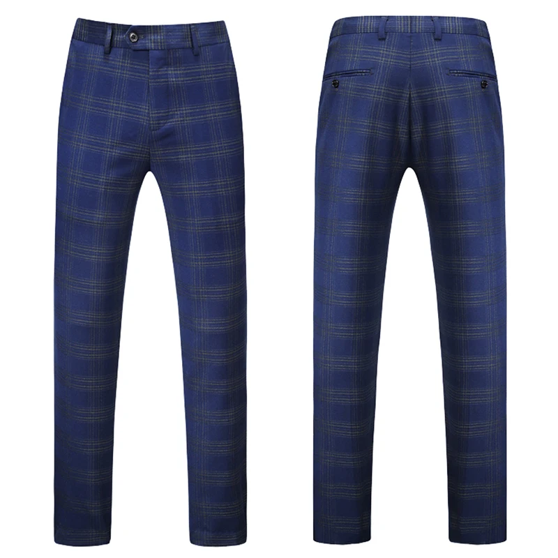 Men Plaid Suit Double Breasted Wedding 2020 Tuxedo Groom Formal Mens 3 Pieces Plus Size 5XL Blue Male Suits Prom Suits
Men Plaid Suit Double Breasted Wedding 2020 Tuxedo Groom Formal Mens 3 Pieces Plus Size 5XL Blue Male Suits Prom Suits