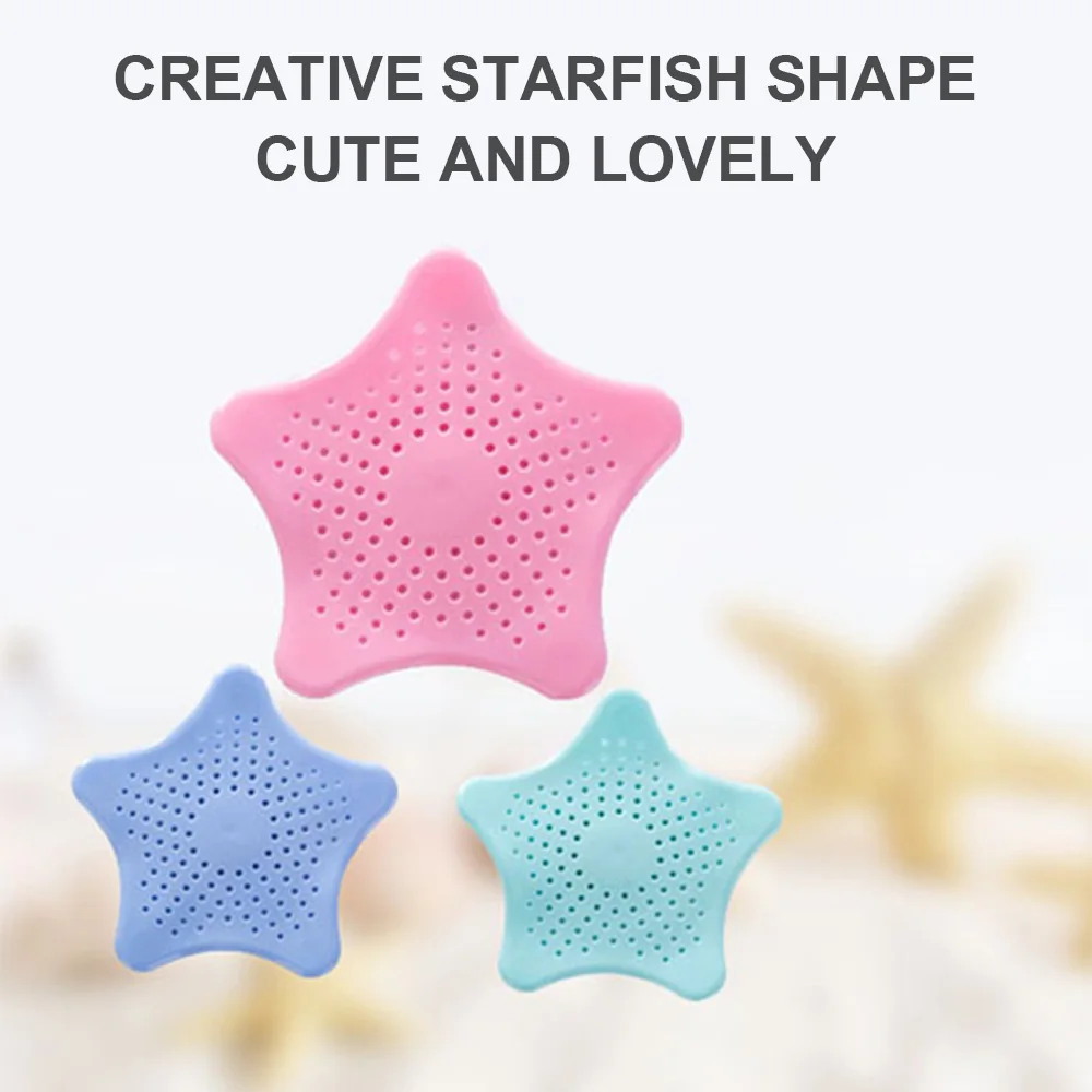 Five-Pointed Star Drain Cover Silicone Sink Drain Stopper Hair Catcher Bathtub Strainers for Kitchen and Bathroom Cleaning Tool
Five-Pointed Star Drain Cover Silicone Sink Drain Stopper Hair Catcher Bathtub Strainers for Kitchen and Bathroom Cleaning Tool