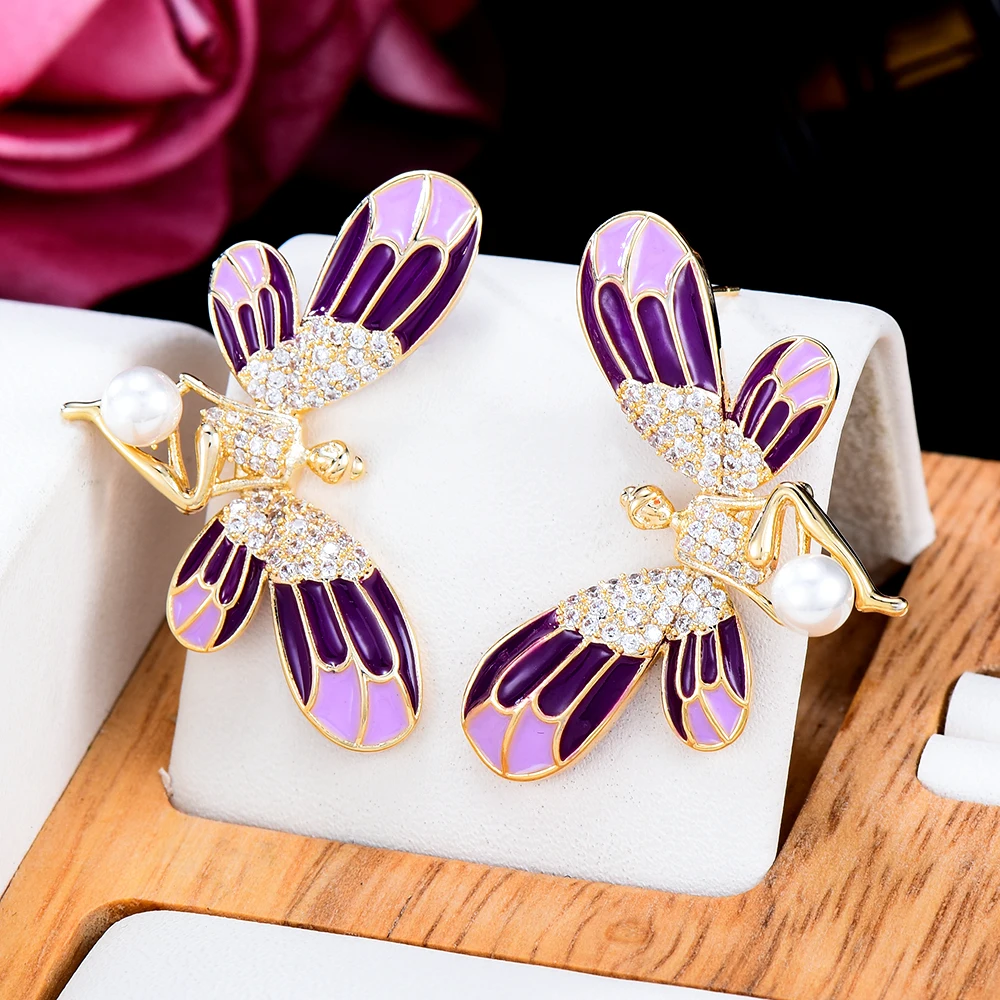 Soramoore Lucky Brightly color Shiny Elves Fairy Angel Earrings For Women Girl Daily Fashion Gift Bridal Wedding Trendy Jewelry
Soramoore Lucky Brightly color Shiny Elves Fairy Angel Earrings For Women Girl Daily Fashion Gift Bridal Wedding Trendy Jewelry
