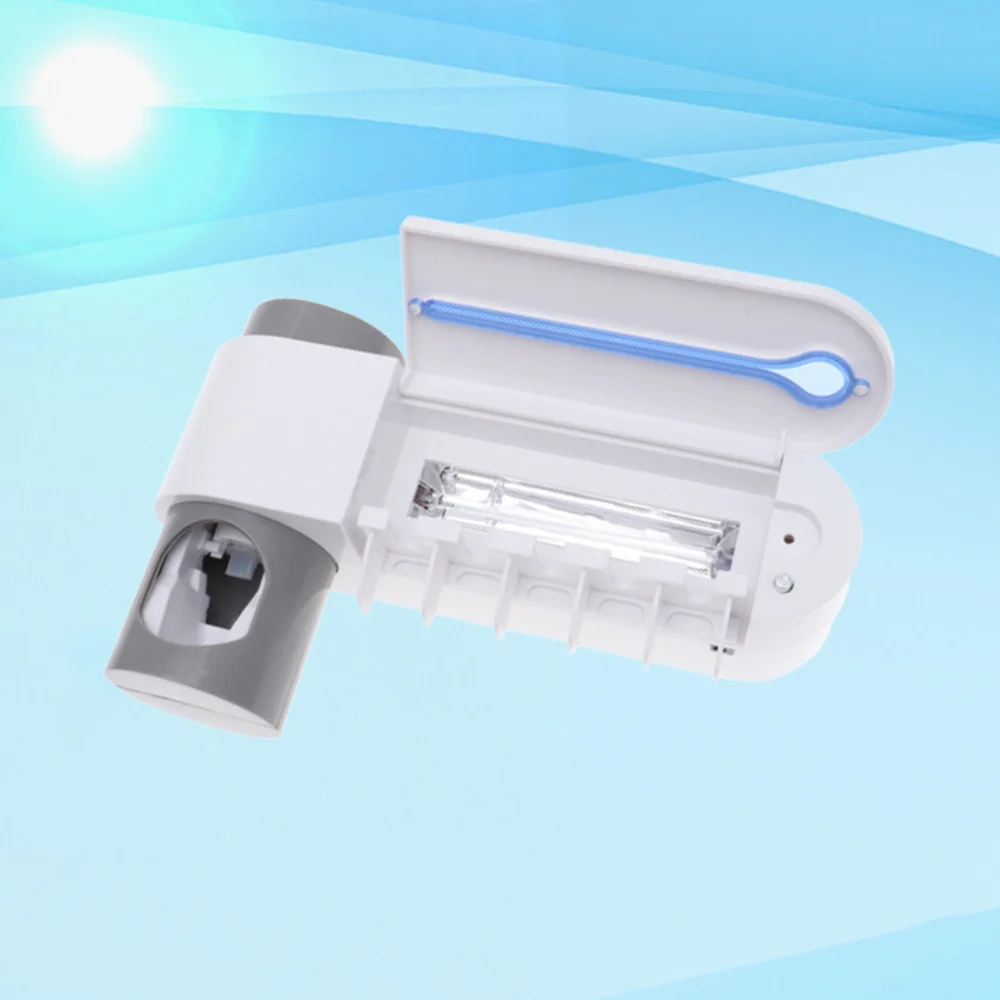 UV Toothbrush Sanitizer Toothpaste Dispenser Toothbrush Sterilizer Toothbrush Storage Rack White
UV Toothbrush Sanitizer Toothpaste Dispenser Toothbrush Sterilizer Toothbrush Storage Rack White