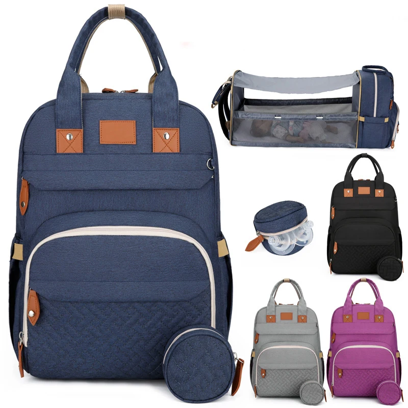 Diaper Bag with Changing Station Bassinet Travel Baby Backpack Waterproof Unisex and Stylish Bag with 3 Insulated Bottle Pockets
Diaper Bag with Changing Station Bassinet Travel Baby Backpack Waterproof Unisex and Stylish Bag with 3 Insulated Bottle Pockets