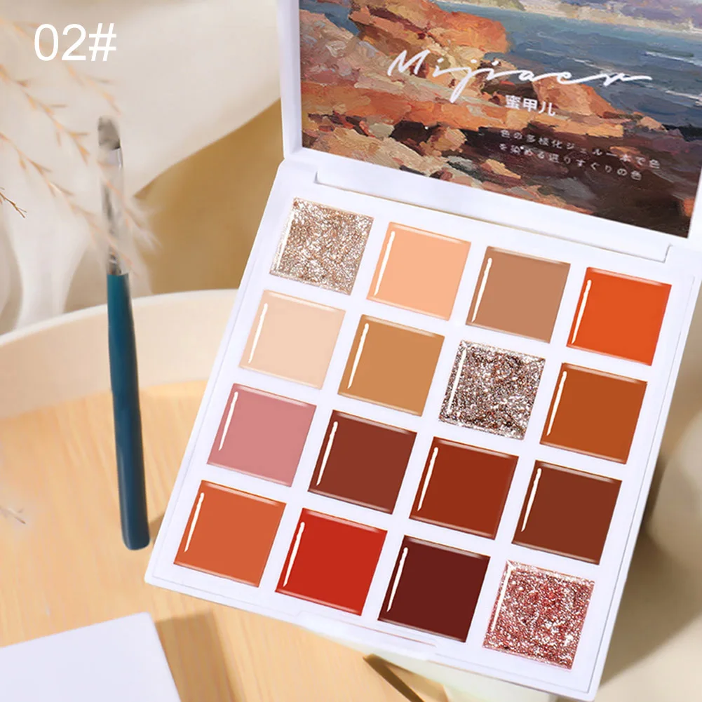 Solid Nail Gel Polish Palette Solid Soak Off UV Gel Nail Polish Set Jelly Color Nail Varnish for Nail Art Salon Home DIY Glue
Solid Nail Gel Polish Palette Solid Soak Off UV Gel Nail Polish Set Jelly Color Nail Varnish for Nail Art Salon Home DIY Glue