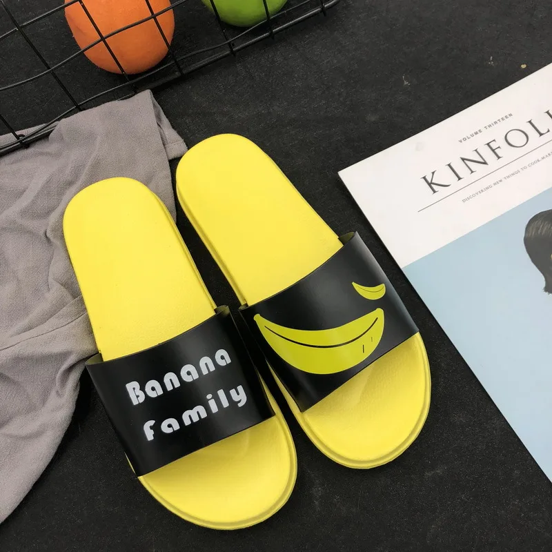 Fruit Banana Style Women Flat Slippers Candy Color Shallow Basic Ladies Indoors Slides for Summers Print Summer Slippers
Fruit Banana Style Women Flat Slippers Candy Color Shallow Basic Ladies Indoors Slides for Summers Print Summer Slippers
