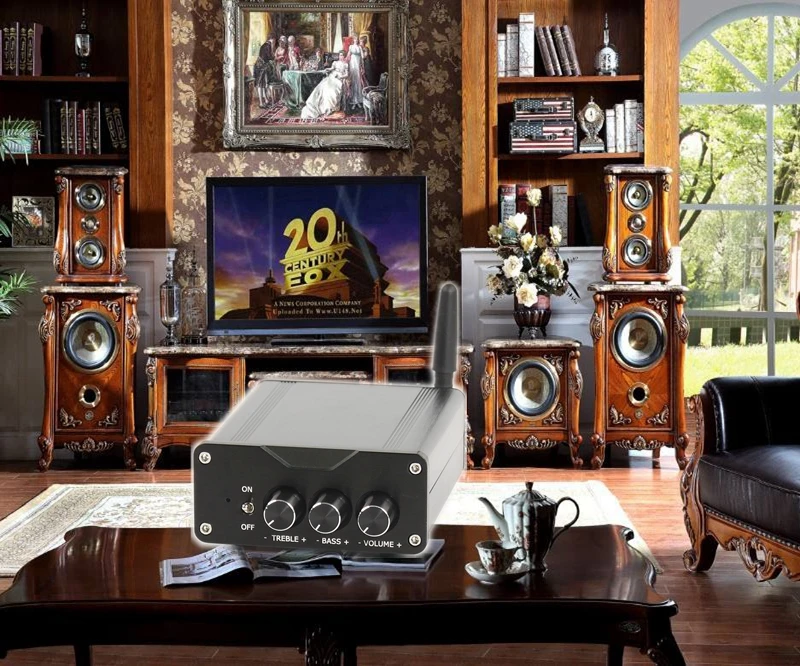 DC18V~DC30V TPA3221 2.0 Digital Class D Bluetooth 4.2 Power Amplifier (105W+105W) 4A Luxury Home Power Amplifier
DC18V~DC30V TPA3221 2.0 Digital Class D Bluetooth 4.2 Power Amplifier (105W+105W) 4A Luxury Home Power Amplifier