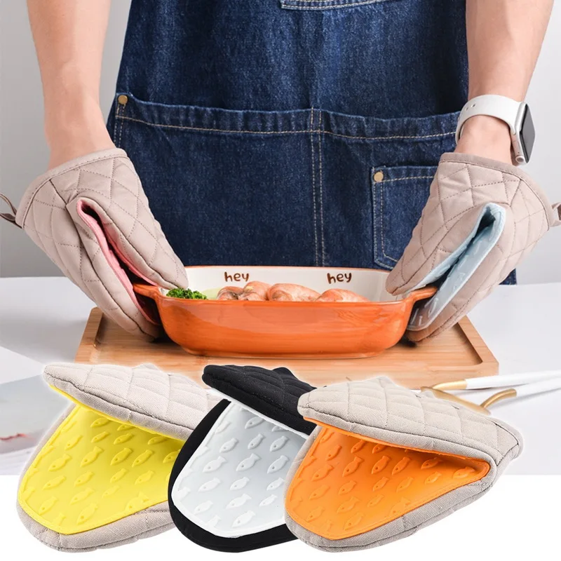 Silicone Anti-Scalding Oven Gloves Mitts Potholder Kitchen Silicone Gloves Tray Dish Bowl Holder Handschoen Hand Clip Cook Tools
Silicone Anti-Scalding Oven Gloves Mitts Potholder Kitchen Silicone Gloves Tray Dish Bowl Holder Handschoen Hand Clip Cook Tools