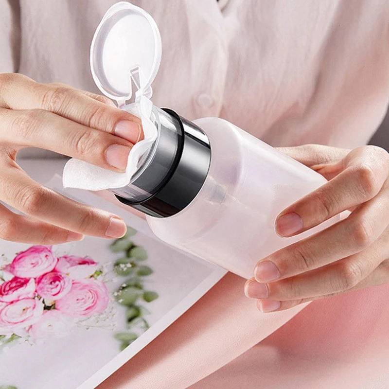 1pcs 250ml Nail Art Bottle Empty Pumping Dispenser Cleanser Polish Remover Tool Split Bottle
1pcs 250ml Nail Art Bottle Empty Pumping Dispenser Cleanser Polish Remover Tool Split Bottle