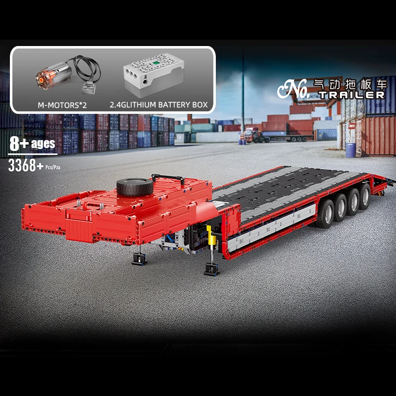 MOULD KING High-Tech Remote Control Truck The Motorized Tractor Truck Building Block Brick Kids Educational Toys Christmas Gifts
MOULD KING High-Tech Remote Control Truck The Motorized Tractor Truck Building Block Brick Kids Educational Toys Christmas Gifts