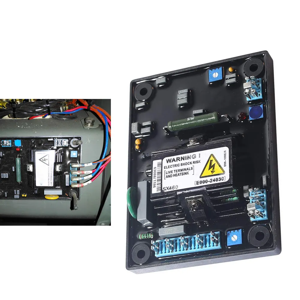 New Voltage Regulator Automatic Controller AVR SX460 Half-Wave Phase-Controlled Thyristor Type for Generator
New Voltage Regulator Automatic Controller AVR SX460 Half-Wave Phase-Controlled Thyristor Type for Generator