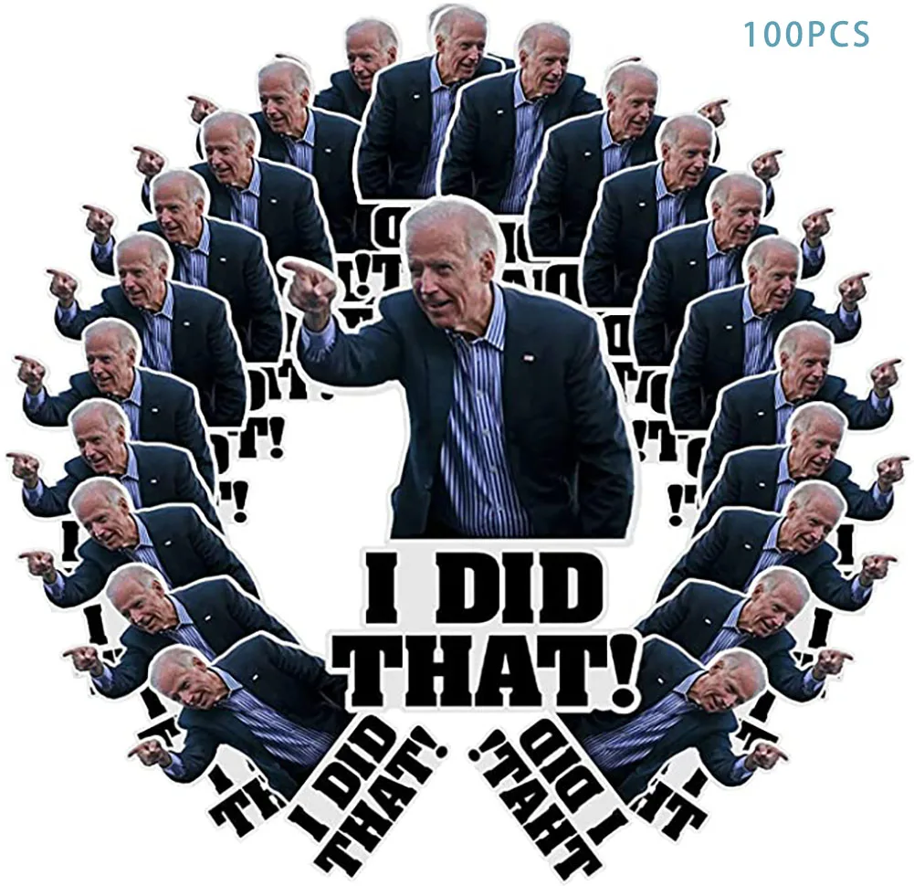 100pcs I DID THAT Water Proof Decal Car Sticker Joe Biden Stickers DIY Reflective Decals Sticker
100pcs I DID THAT Water Proof Decal Car Sticker Joe Biden Stickers DIY Reflective Decals Sticker