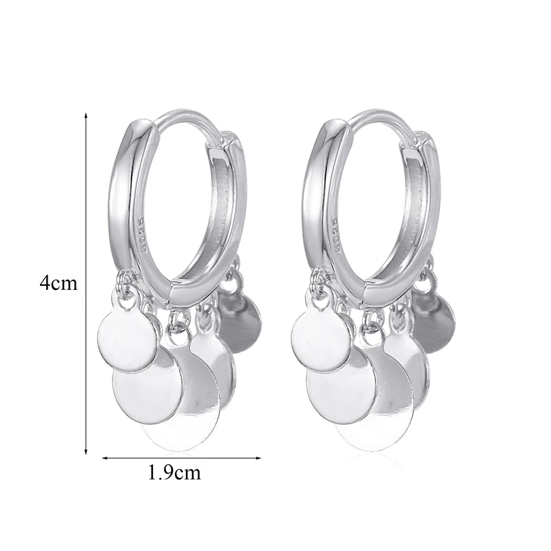 Trendy Women Girls Earrings Simple All-match Tassel Earrings Solid Color Popular Temperament Round Disc Ear Buckle Stud
Trendy Women Girls Earrings Simple All-match Tassel Earrings Solid Color Popular Temperament Round Disc Ear Buckle Stud