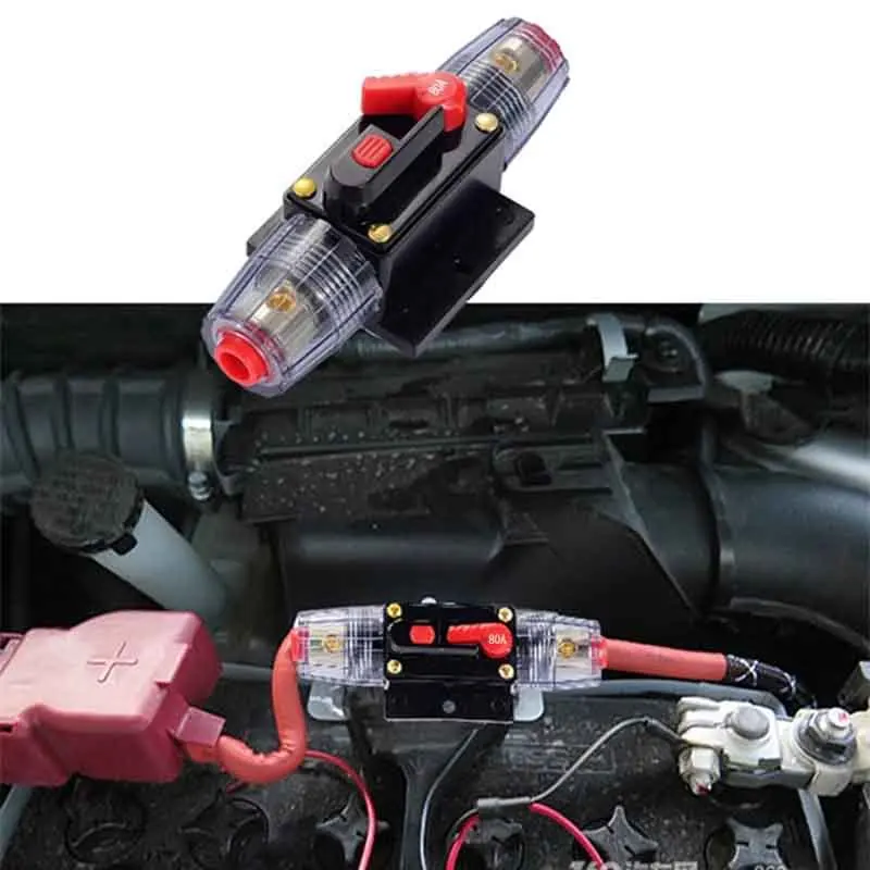150/100/50/30/20/40/60/80A 12V Car Truck Audio modification Stereo Amplifier Circuit Breaker Automatic Reset Fuse Holder Switch
150/100/50/30/20/40/60/80A 12V Car Truck Audio modification Stereo Amplifier Circuit Breaker Automatic Reset Fuse Holder Switch