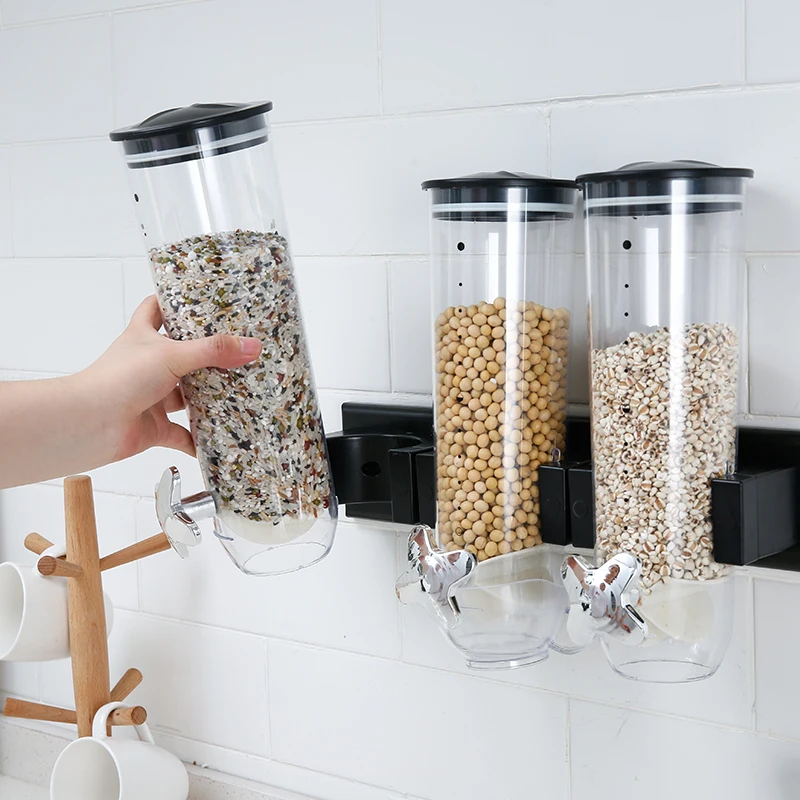 Cereal Dispenser Bottle Tank Kitchen Storage Box Grain Dry Food Grain Cans Container Snack Nuts Candy Barrel Household WJB41403
Cereal Dispenser Bottle Tank Kitchen Storage Box Grain Dry Food Grain Cans Container Snack Nuts Candy Barrel Household WJB41403