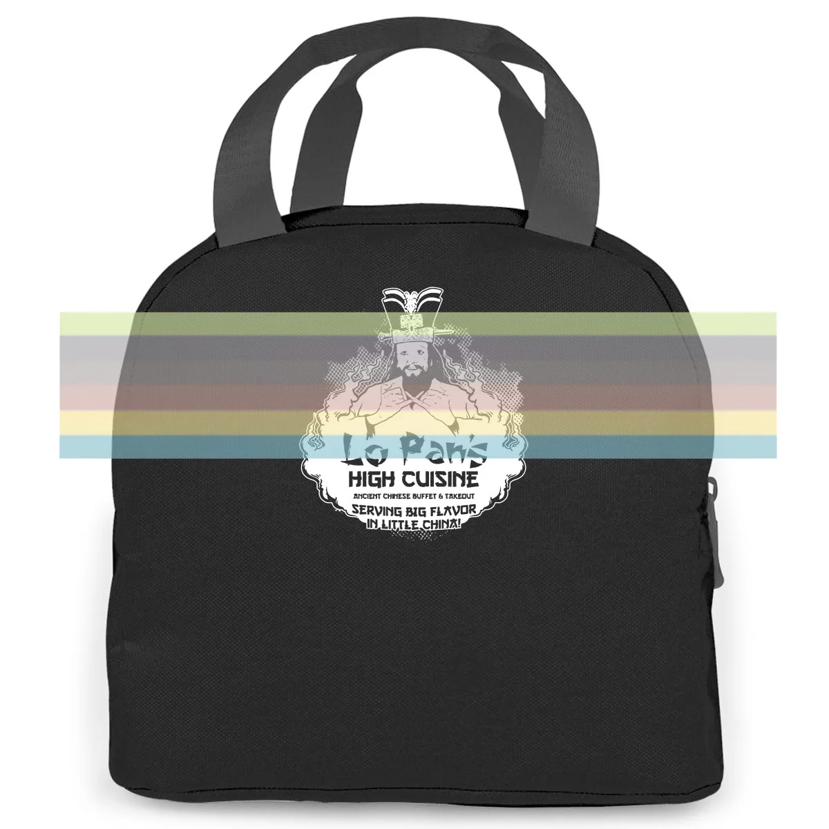 BIG TROUBLE IN LITTLE CHINA LO PAN'S CUISINE FILM KURT RUSSELL Cool women men Portable insulated lunch bag adult
BIG TROUBLE IN LITTLE CHINA LO PAN'S CUISINE FILM KURT RUSSELL Cool women men Portable insulated lunch bag adult