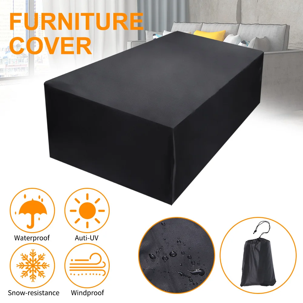 Outdoor Garden Furniture Rain Cover Waterproof Oxford Wicker Sofa Protection Set Garden Patio Rain Snow Dustproof Black Covers
Outdoor Garden Furniture Rain Cover Waterproof Oxford Wicker Sofa Protection Set Garden Patio Rain Snow Dustproof Black Covers