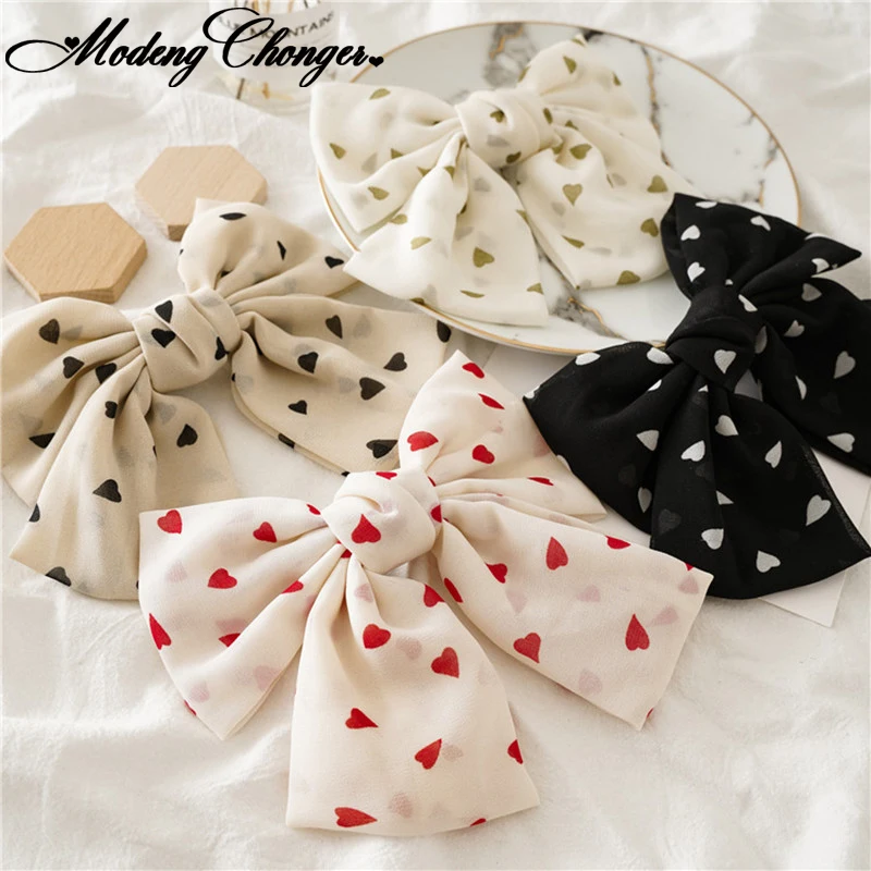 Big Large Barrette Two Levels Chiffon Hair Bow Love Heart Hair Clip For Women Girls Hairgrips Sweet New Fashion Hair Accessories
Big Large Barrette Two Levels Chiffon Hair Bow Love Heart Hair Clip For Women Girls Hairgrips Sweet New Fashion Hair Accessories