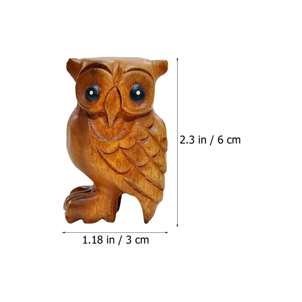 Wooden Owl Decoration Hand Carved Owl Furnishing Articles Delicate Craft
Wooden Owl Decoration Hand Carved Owl Furnishing Articles Delicate Craft
