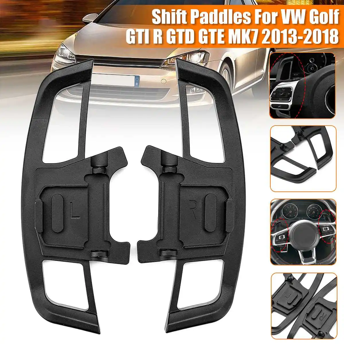 Pair Car Steering Wheel Paddle Extend Shifter Metal Shift Gear Paddle Extension For VW GOLF 7 GTI R GTD GTE MK7 2014-2018
Pair Car Steering Wheel Paddle Extend Shifter Metal Shift Gear Paddle Extension For VW GOLF 7 GTI R GTD GTE MK7 2014-2018