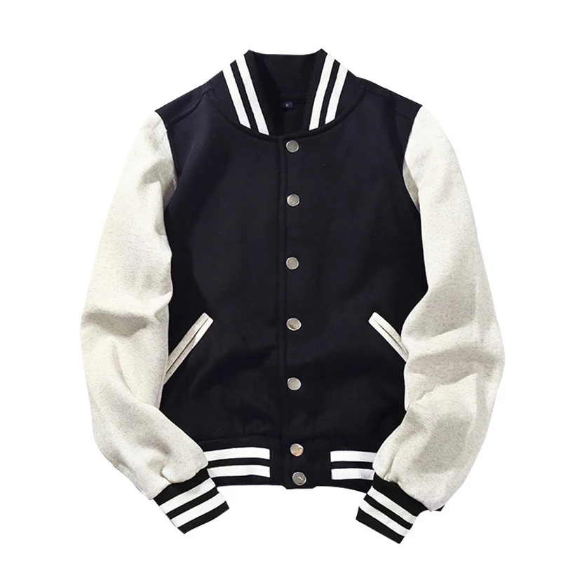 2021 New Arrival Spliced Brand Single Breasted Patchwork Short Style Rib Sleeve Bomber Jacket Men Cotton Casual Baseball Coat
2021 New Arrival Spliced Brand Single Breasted Patchwork Short Style Rib Sleeve Bomber Jacket Men Cotton Casual Baseball Coat