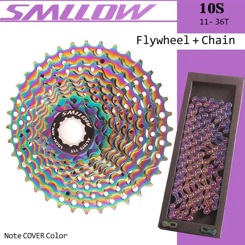 SMLLOW MTB велосипед Кассетный Маховик цепи набор 10 Скорость 11-36T горный велосипед Звездочка кассета красочные свободного хода
SMLLOW MTB велосипед Кассетный Маховик цепи набор 10 Скорость 11-36T горный велосипед Звездочка кассета красочные свободного хода
