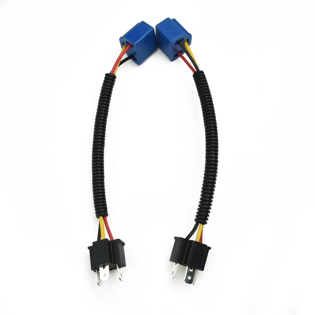 2pcs/kit H4 socket connector 9003 Bulb For car For motorcycle Headlight Wiring Harness Blue+Black Heat resistance
2pcs/kit H4 socket connector 9003 Bulb For car For motorcycle Headlight Wiring Harness Blue+Black Heat resistance
