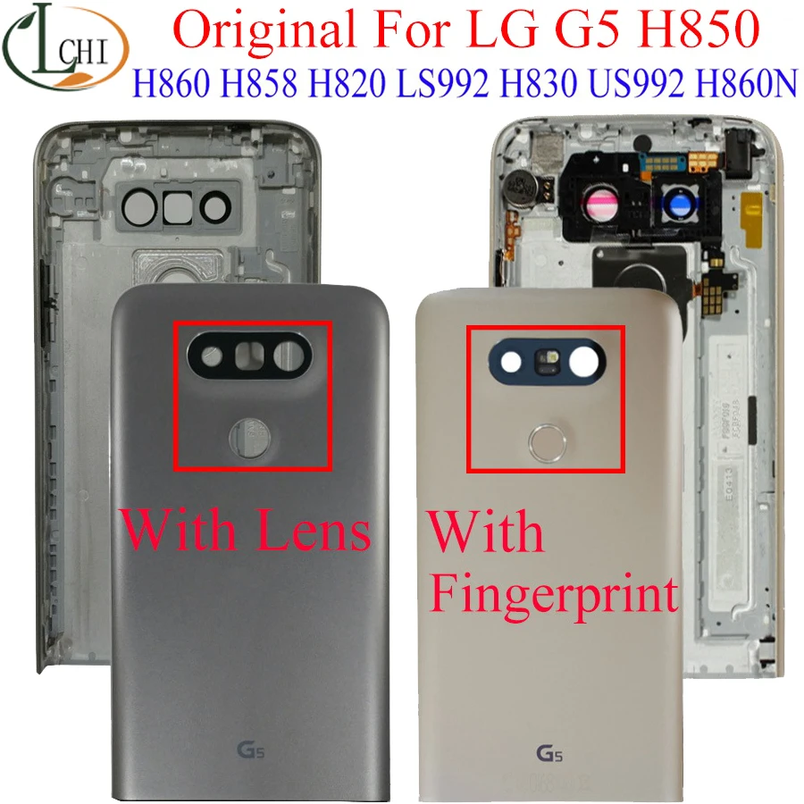 Original For LG G5 Battery Cover Door For LG G5 H850 LS992 H860N Back Battery Cover With Camera Lens Fingerprint G5 Housing
Original For LG G5 Battery Cover Door For LG G5 H850 LS992 H860N Back Battery Cover With Camera Lens Fingerprint G5 Housing
