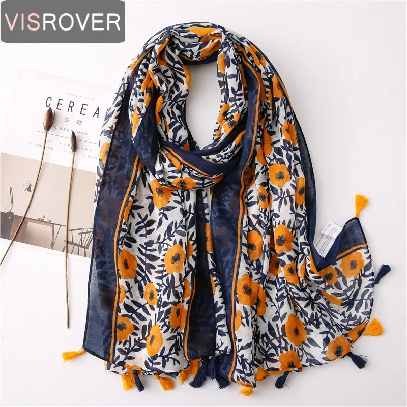 Visrover Yellow Flower Print Beach Scarf Geometric Shawl Women Scarfs Luxury Brand Viscose Big Scarf Hijab Fashion Spring Wrap
Visrover Yellow Flower Print Beach Scarf Geometric Shawl Women Scarfs Luxury Brand Viscose Big Scarf Hijab Fashion Spring Wrap