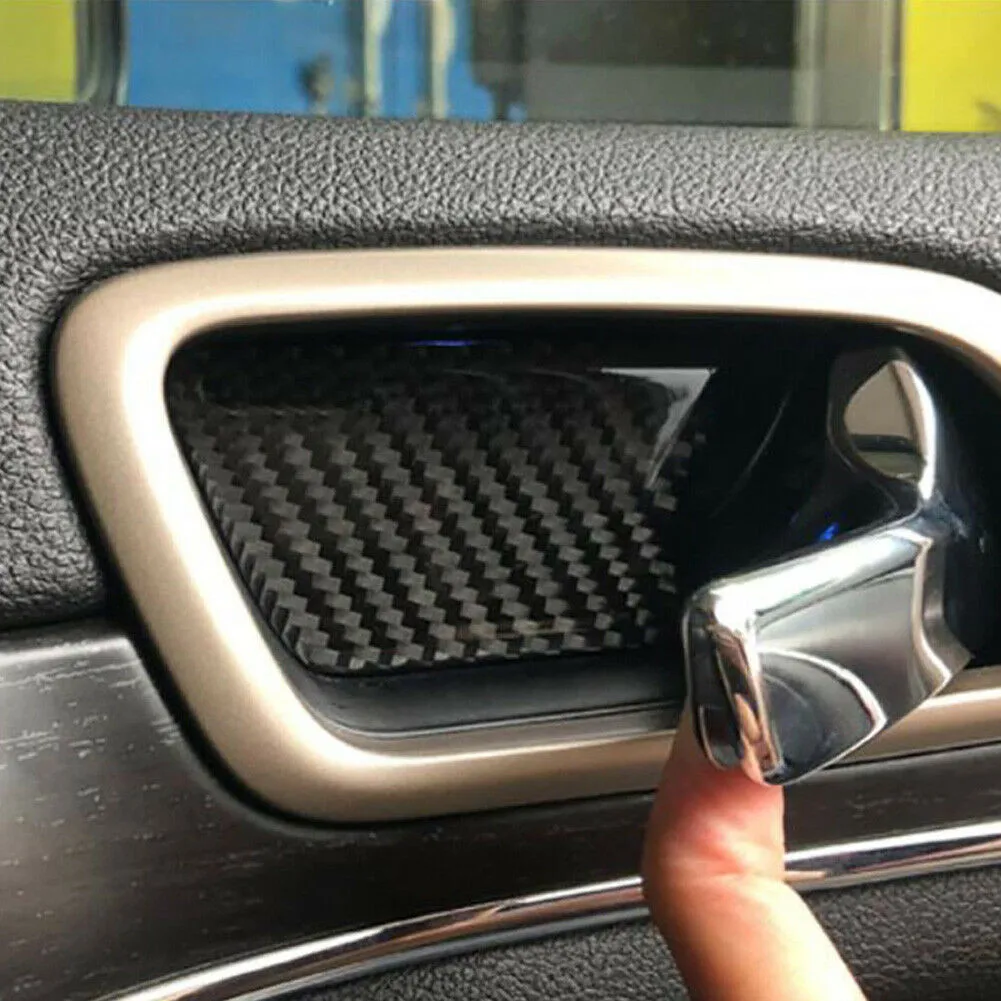 Carbon Fiber Door Handle Bowl Cover Trim Sticker For Jeep Grand Cherokee 2011+ Door Handle Bowl Cover Trim
Carbon Fiber Door Handle Bowl Cover Trim Sticker For Jeep Grand Cherokee 2011+ Door Handle Bowl Cover Trim