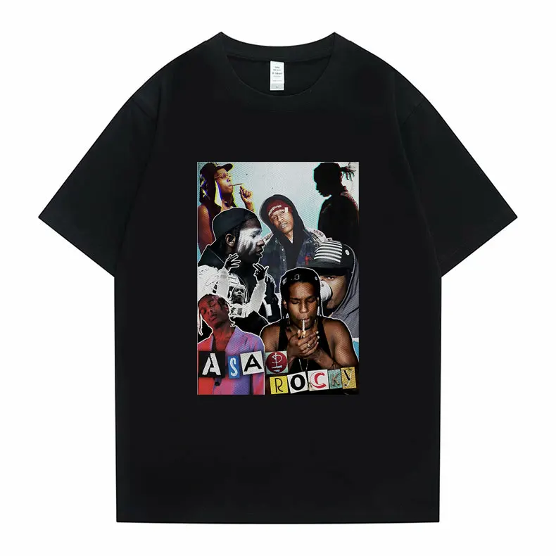 Popular Fashion Awesome ASAP Rocky Portrait Graphic Aesthetics Tshirt Hip Hop Music Tee Men Women Loose T-Shirt Vintage T Shirts
Popular Fashion Awesome ASAP Rocky Portrait Graphic Aesthetics Tshirt Hip Hop Music Tee Men Women Loose T-Shirt Vintage T Shirts