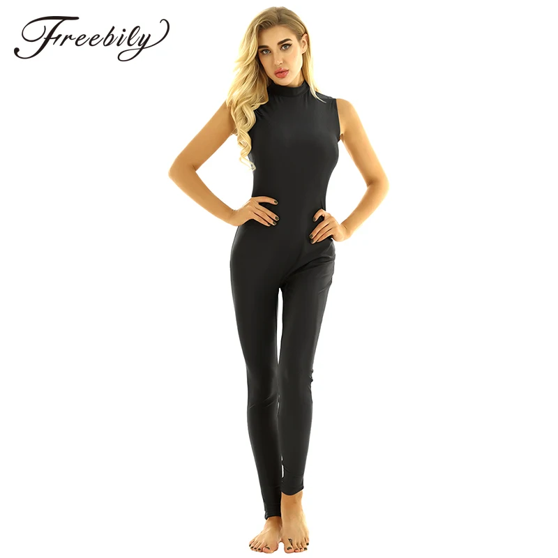 Women Adult One-piece Dance Wear High Neck Sleeveless Solid Color Stretchy Unitard Yoga Dance Bodysuit Ballet Gymnastics Leotard
Women Adult One-piece Dance Wear High Neck Sleeveless Solid Color Stretchy Unitard Yoga Dance Bodysuit Ballet Gymnastics Leotard