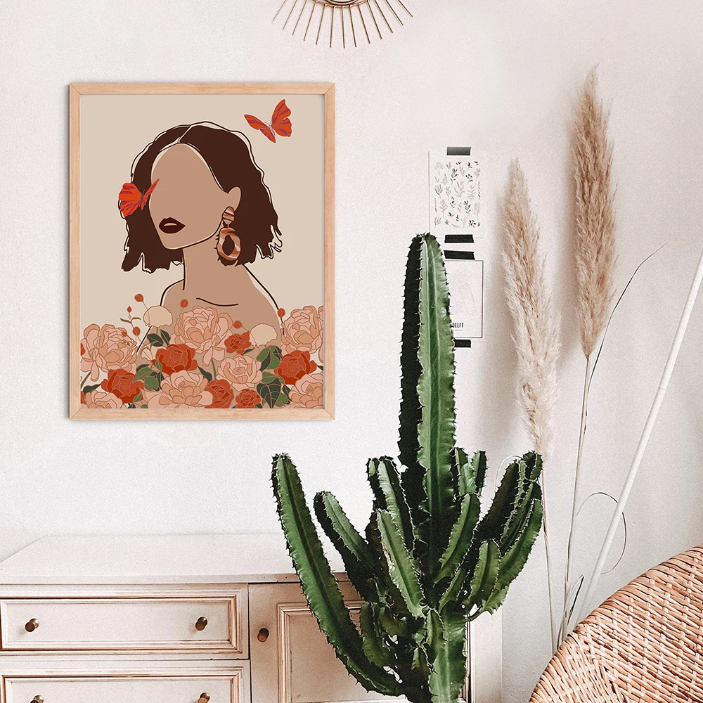 Nordic Girls Room Creative Woman Flower Wall Art Canvas Posters and Prints Canvas Painting Decorative Wall Pictures Home Decor 
Nordic Girls Room Creative Woman Flower Wall Art Canvas Posters and Prints Canvas Painting Decorative Wall Pictures Home Decor