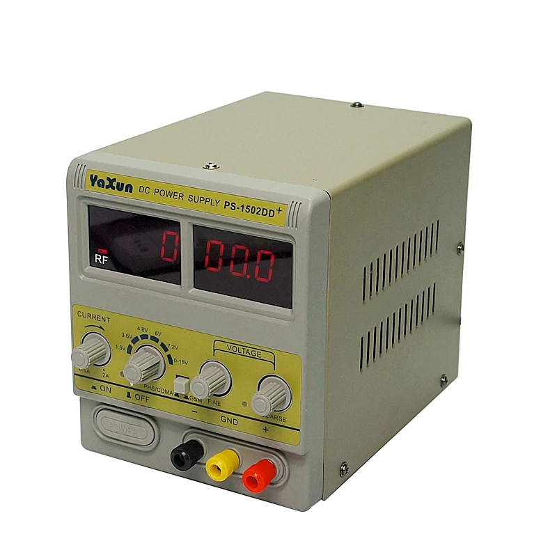 Factory Supply YAXUN 1502DD+ 15V 2A for Mobile Phone Adjustable Regulated DC Power Supply with LED Display
Factory Supply YAXUN 1502DD+ 15V 2A for Mobile Phone Adjustable Regulated DC Power Supply with LED Display