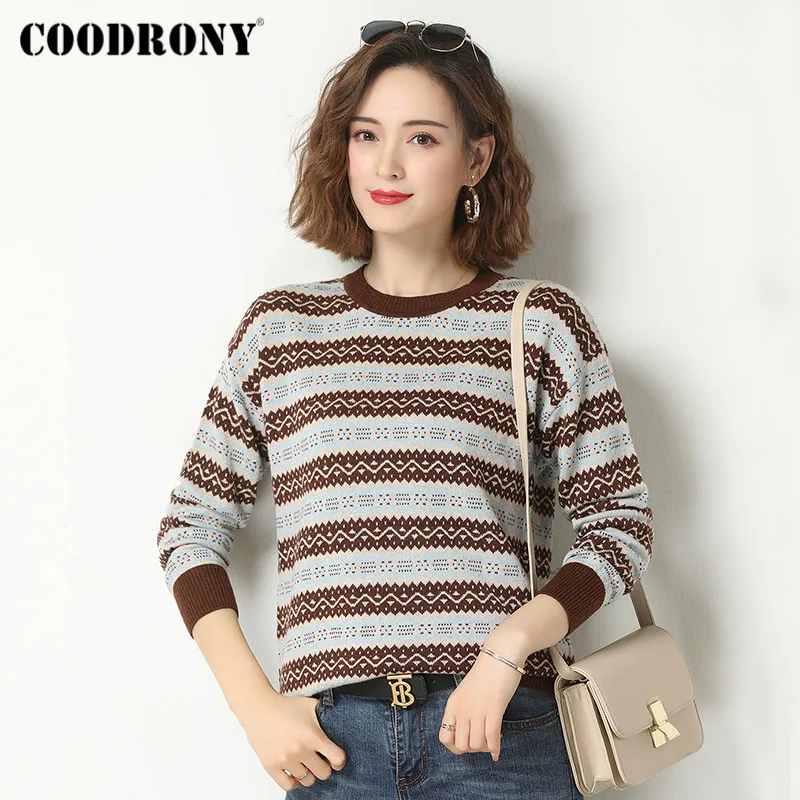 COODRONY Brand Streetwear Fashion Knitted Female Soft Wool Jumpers New Spring Autumn Korean Style Casual Women's Sweaters W1300
COODRONY Brand Streetwear Fashion Knitted Female Soft Wool Jumpers New Spring Autumn Korean Style Casual Women's Sweaters W1300