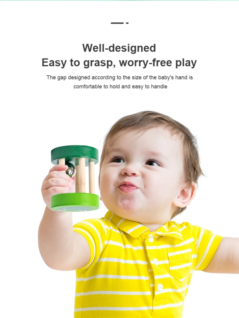1Pcs Montessori Wooden Cage Rattles Toy Musical Hand Bell Instruments Shaking Handbell Toy Intellectual Educational Baby Toy
1Pcs Montessori Wooden Cage Rattles Toy Musical Hand Bell Instruments Shaking Handbell Toy Intellectual Educational Baby Toy