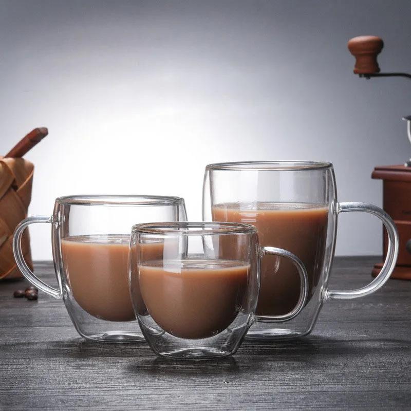 Transparent Glass Coffee Cup Milk Whiskey Tea Beer Double Creative Heat Resistant Cocktail Vodka Wine Mug Drinkware Tumbler Cups
Transparent Glass Coffee Cup Milk Whiskey Tea Beer Double Creative Heat Resistant Cocktail Vodka Wine Mug Drinkware Tumbler Cups