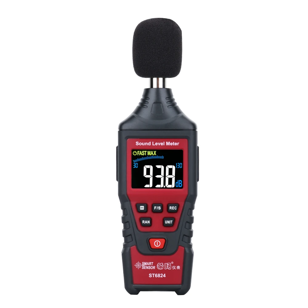 Digital Sound Level Meter Audio Detector Noise Decibel meter Auto Manual Range 30~130 dB Monitor Measuring Instrument Fast Slow
Digital Sound Level Meter Audio Detector Noise Decibel meter Auto Manual Range 30~130 dB Monitor Measuring Instrument Fast Slow