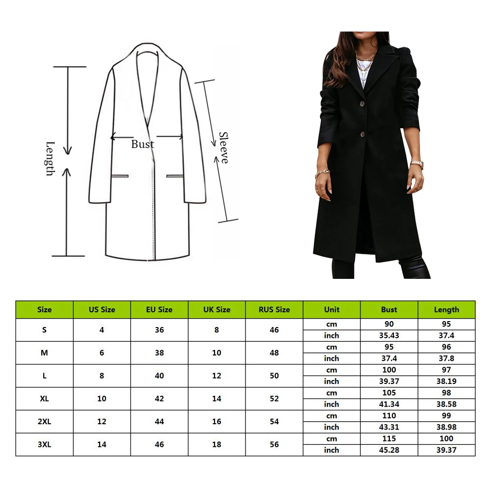 Women Trench Coat Fashion Fall Winter Casual Vintage Long Coats Overcoats Top Single Elegant Womens Long Coats Breasted Outwear
Women Trench Coat Fashion Fall Winter Casual Vintage Long Coats Overcoats Top Single Elegant Womens Long Coats Breasted Outwear