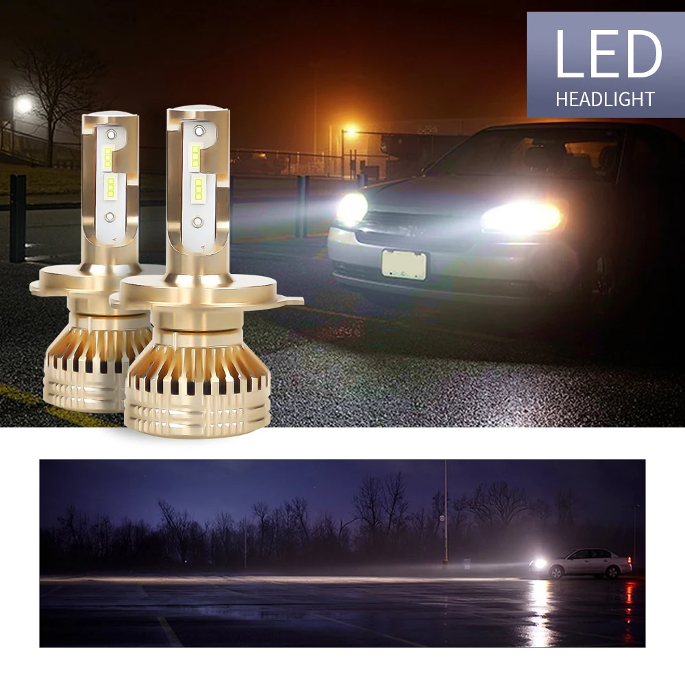 Car Light 2pcs H4 12000LM 6000K White Super Bright TX3570 Chip Car Headlight Bulbs IP67 Waterproof for Car / Truck / SUV
Car Light 2pcs H4 12000LM 6000K White Super Bright TX3570 Chip Car Headlight Bulbs IP67 Waterproof for Car / Truck / SUV