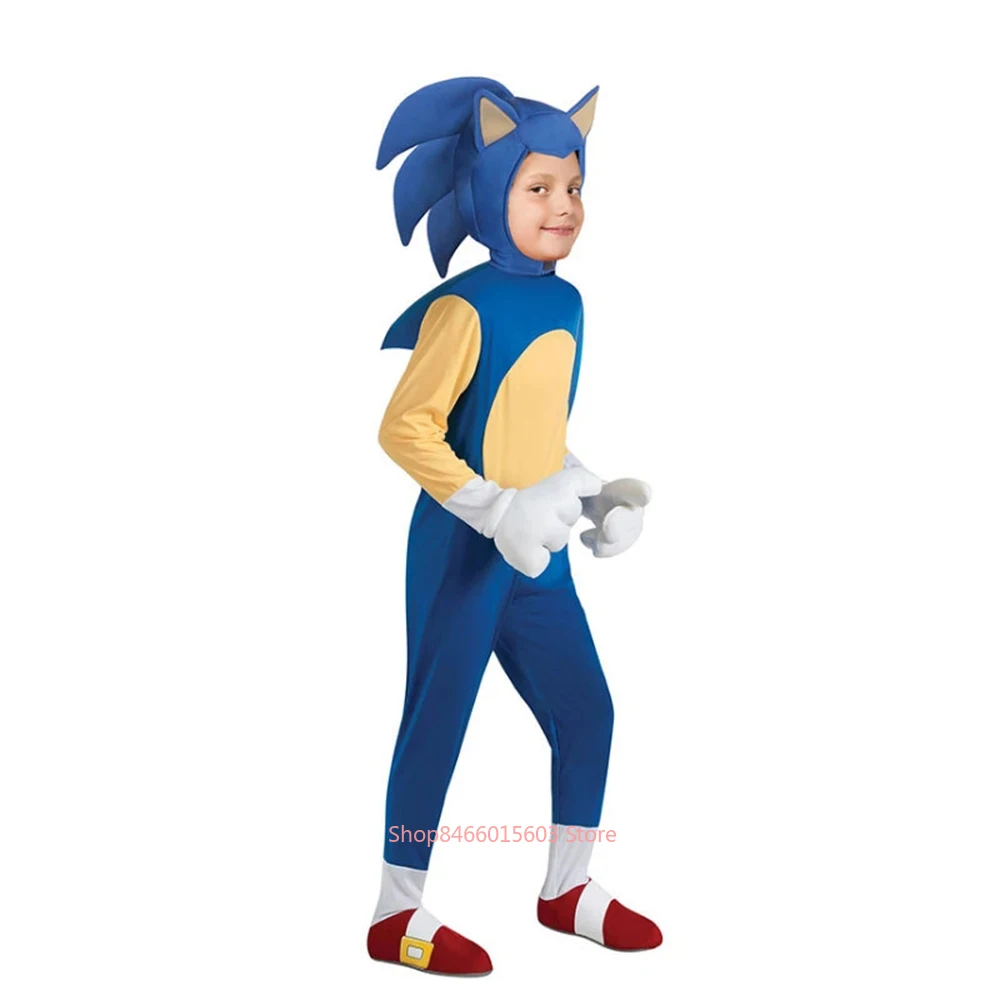 Childs Speedy Blue Heroic Video Game Character Soni Complay Costume Halloween Christmas Carnival Party Costume Kids Suit Gifts
Childs Speedy Blue Heroic Video Game Character Soni Complay Costume Halloween Christmas Carnival Party Costume Kids Suit Gifts