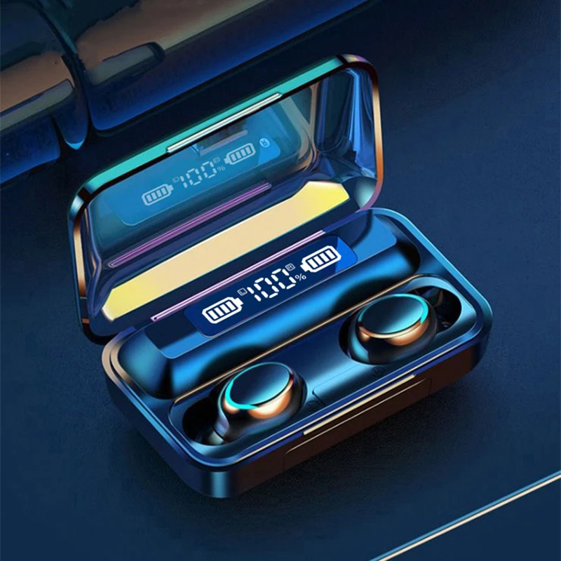 F9-36 Wireless Headphones Stereo Earphones With Microphone Bluetooth-5.1 Sports Waterproof Earbuds Headsets 2000mAh Charging Box
F9-36 Wireless Headphones Stereo Earphones With Microphone Bluetooth-5.1 Sports Waterproof Earbuds Headsets 2000mAh Charging Box