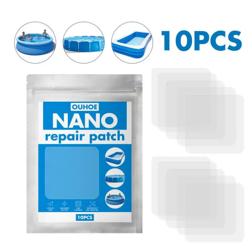 NANO Repair Patches Quick Fix Your Patch for Inflatable Pools, Inflatable Toys, Air Beds, Tent, Raincoat 
NANO Repair Patches Quick Fix Your Patch for Inflatable Pools, Inflatable Toys, Air Beds, Tent, Raincoat