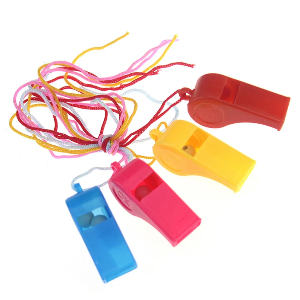 72 Pcs ABS Sport Game Whistles Cheering Lifeguard Whistle Hanging Keychain Lanyard Keychain for Kids Outdoor Camping Hiking (Mix
72 Pcs ABS Sport Game Whistles Cheering Lifeguard Whistle Hanging Keychain Lanyard Keychain for Kids Outdoor Camping Hiking (Mix