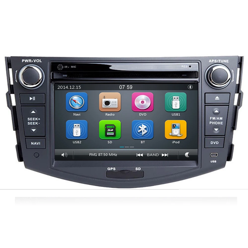 Авторадио 2 din автомобильный DVD плеер для Toyota RAV4 Rav 4 2007 2008 2009 2010 2011 2012 Мультимедиа GPS