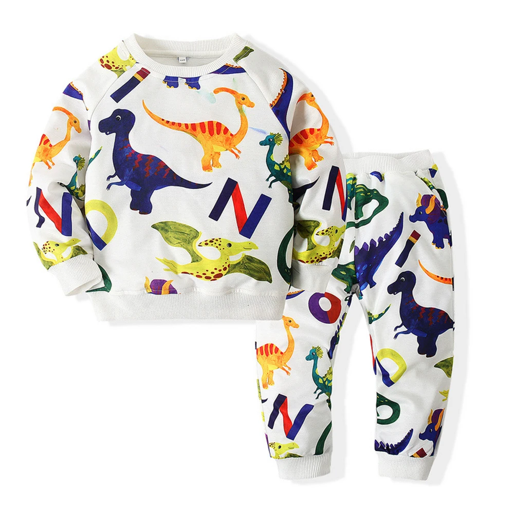 Baby Boy Clothes Set Dinosaur Crewneck Sweatshirt Anime Kid Free Shipping Clothing Children Outfits Boutique Wear Pants+Top 2pcs
Baby Boy Clothes Set Dinosaur Crewneck Sweatshirt Anime Kid Free Shipping Clothing Children Outfits Boutique Wear Pants+Top 2pcs