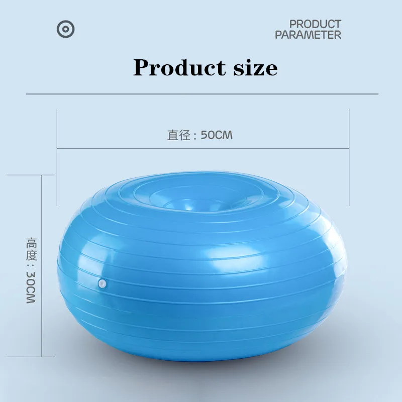 Doughnut Yoga Balls Exercise Fitness Ball Gym Home Training Shape Balance Ball Pilates Sports Yoga Workout Massage Ball 50CM
Doughnut Yoga Balls Exercise Fitness Ball Gym Home Training Shape Balance Ball Pilates Sports Yoga Workout Massage Ball 50CM