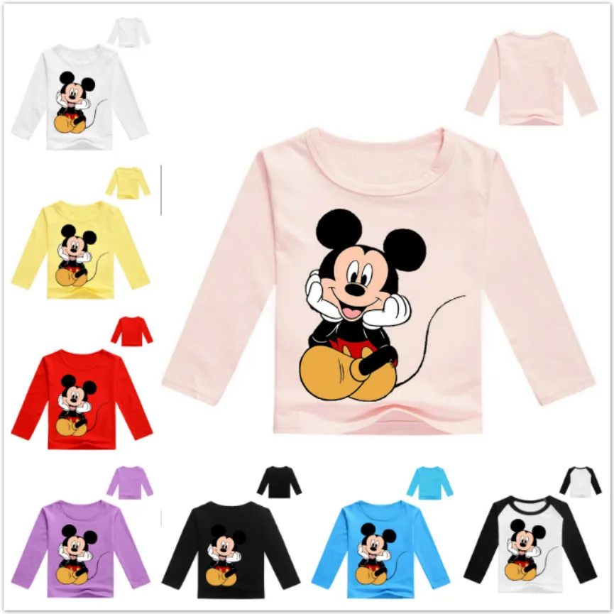 Spring Children Cartoon Mickey Print T Shirt Boy Clothes Girls Long Sleeve Tshirts Baby Kid Tops Tee Baby Costume Sweatshirt Red
Spring Children Cartoon Mickey Print T Shirt Boy Clothes Girls Long Sleeve Tshirts Baby Kid Tops Tee Baby Costume Sweatshirt Red