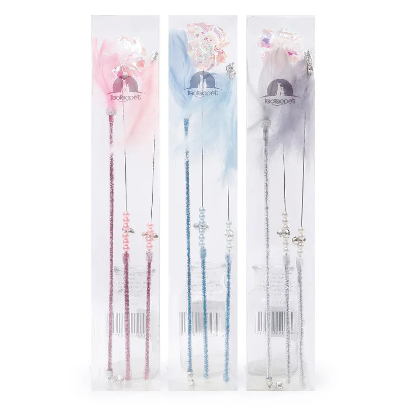 Nordic simple wind elastic cat Teaser set box feather + rattle paper ball three piece cat Teaser set
Nordic simple wind elastic cat Teaser set box feather + rattle paper ball three piece cat Teaser set